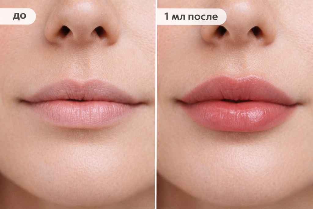 увеличение губ 1 мл